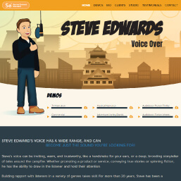 Steve Edwards Lasting Legacy Visual Biographies Voice Over Website